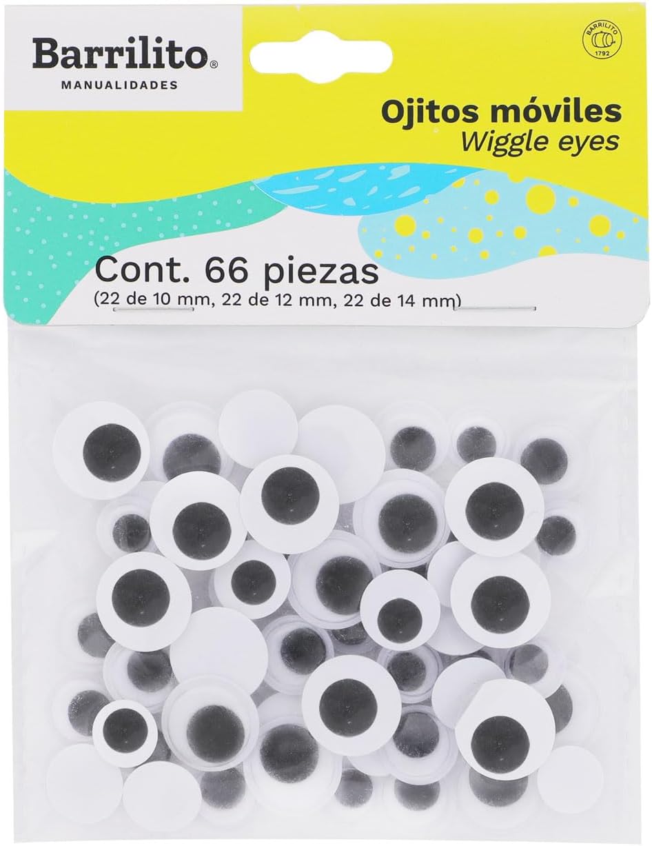 Ojos tamaños surtidos bolsa