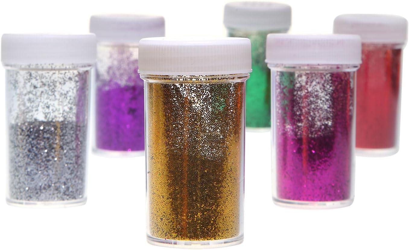 Diamantina 10g. 5 colores surtidos dp/24pz.