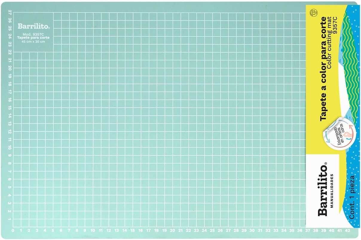 Tapete para Corte color rosa y azul 45x30x0.3cm (18x24x0.12")