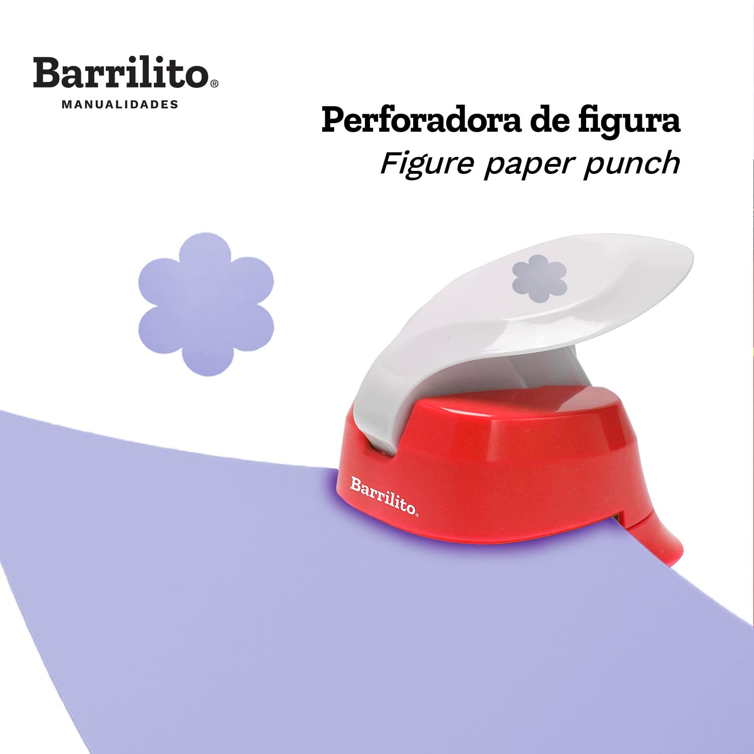 Perforadora Figura Flor 3, 1", ctn/12pz.