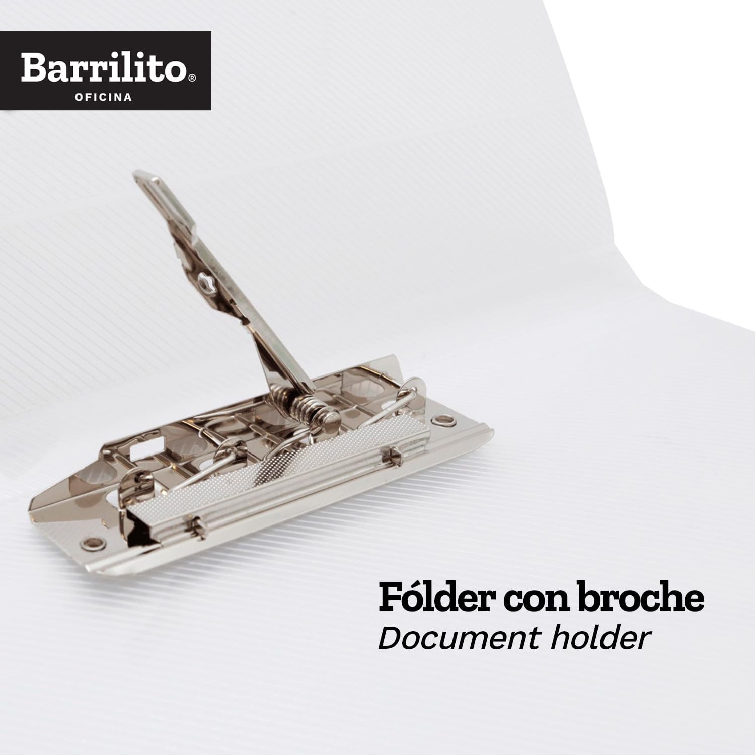 Folder con broche tamaño carta ctn/48pzs bolsa/6pzs (precio por bolsa)