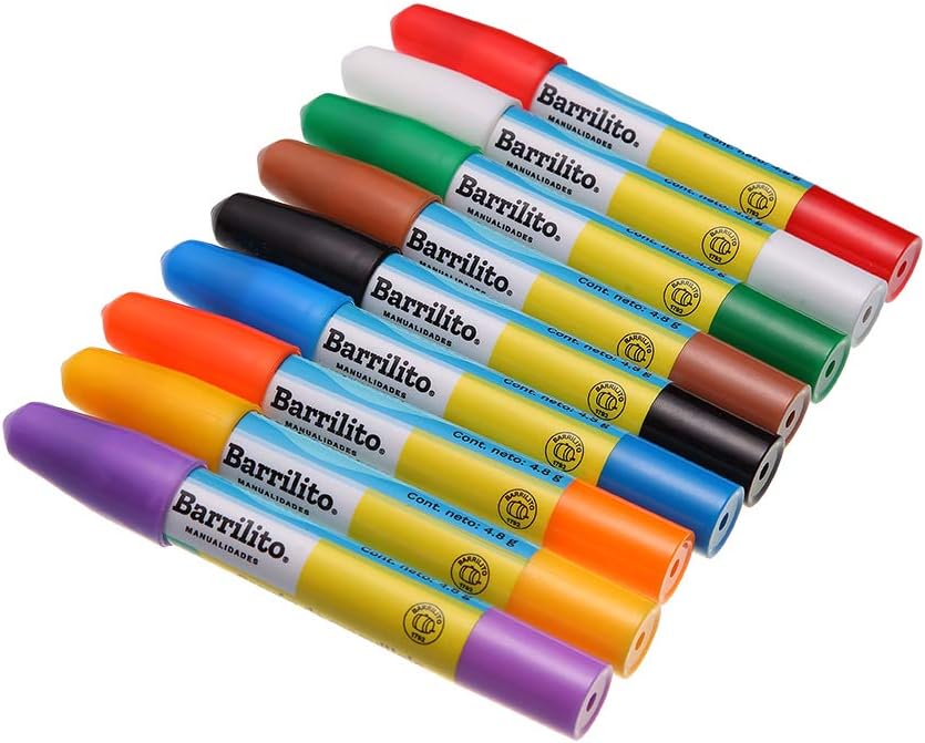 Crayones pinta cara y foamy pk/9colores surtidos,ctn/12pk