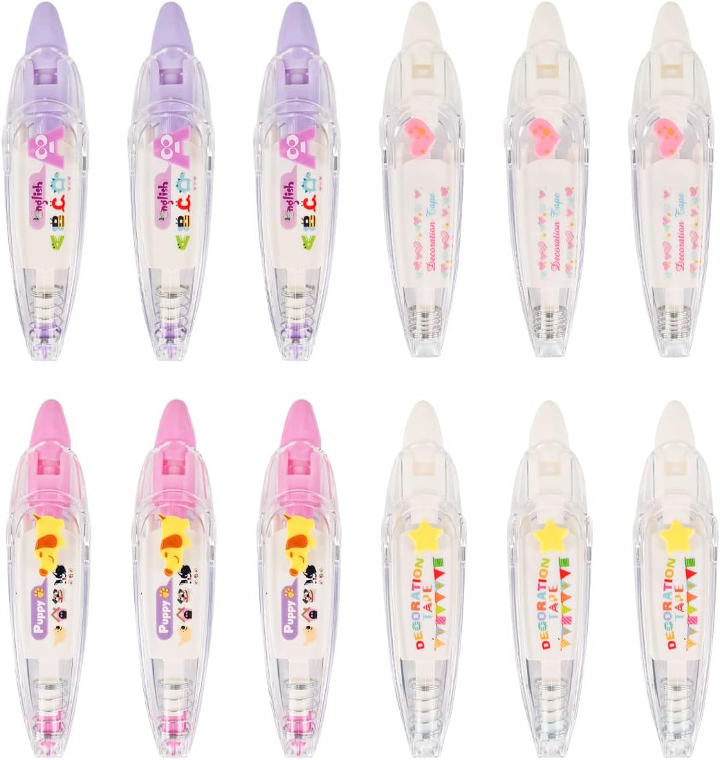 Cinta Decorativa Mixta de Figuras 4 Estampados
