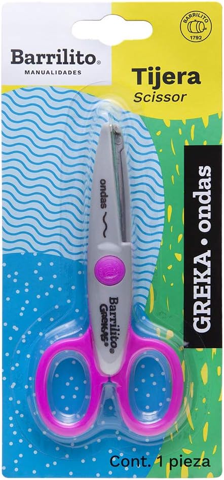 Tijera Greka 300 de 15.2cm(6") Ondas,caja/12pz.