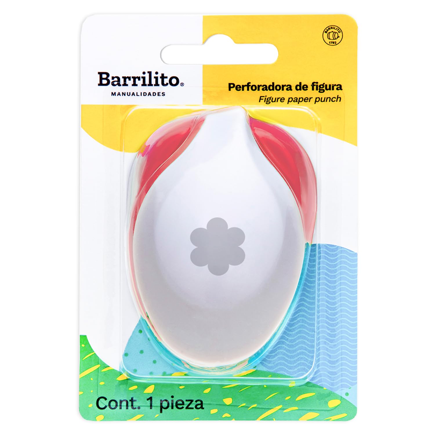 Perforadora Figura Flor 3, 1", ctn/12pz.