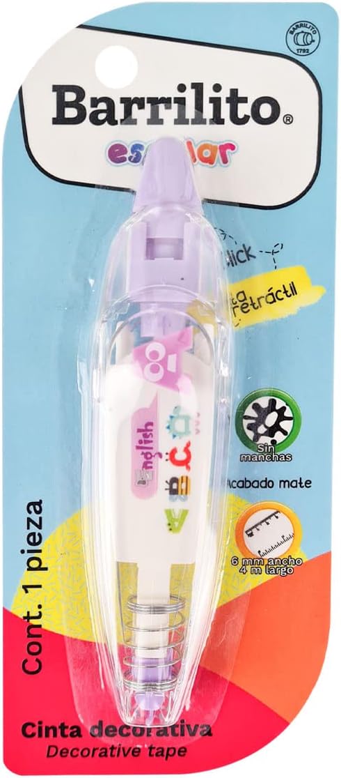Cinta Decorativa Mixta de Figuras 4 Estampados