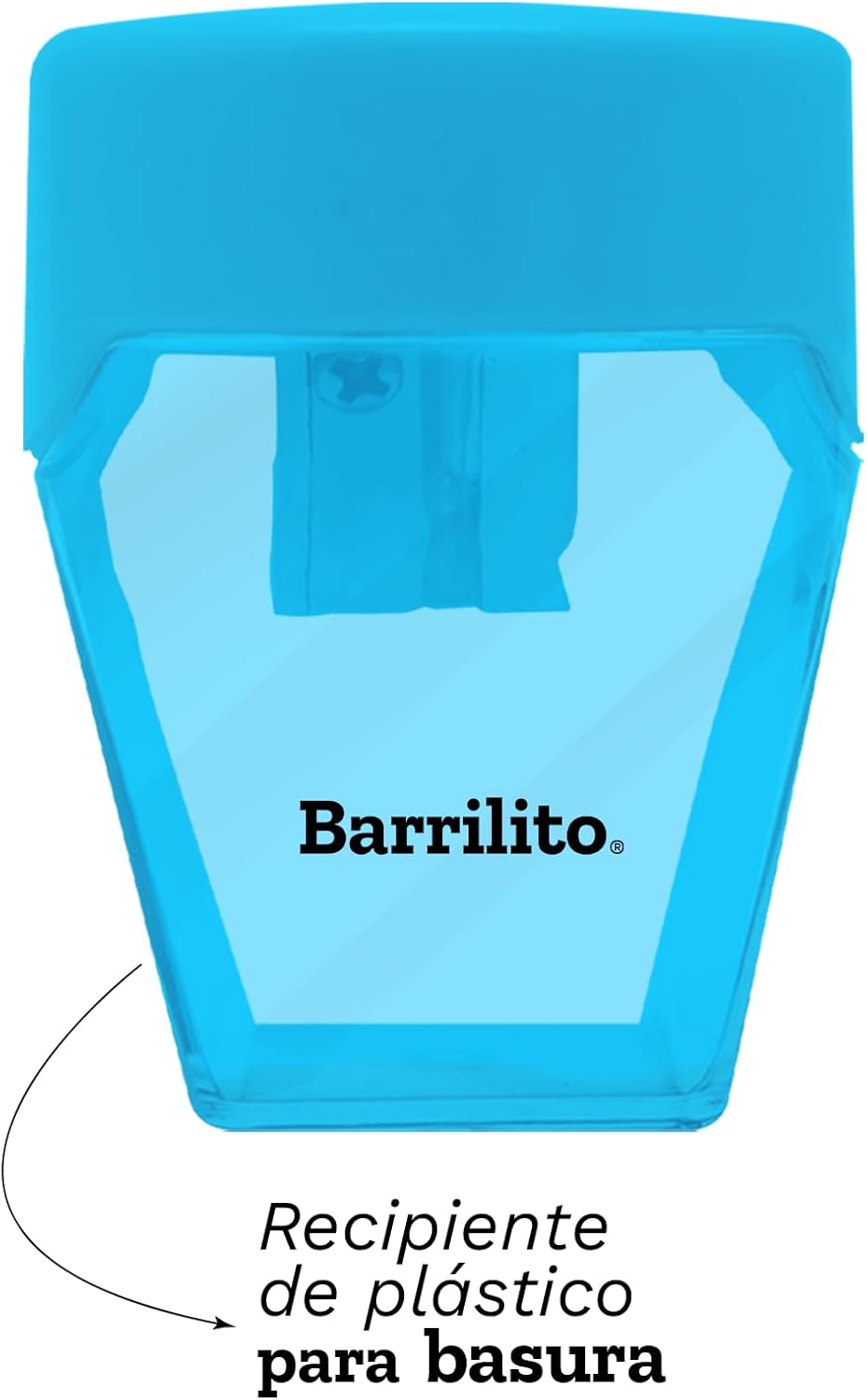 Sacapuntas Metalicos con Deposito Plastico en B/P,ctn/72pz.