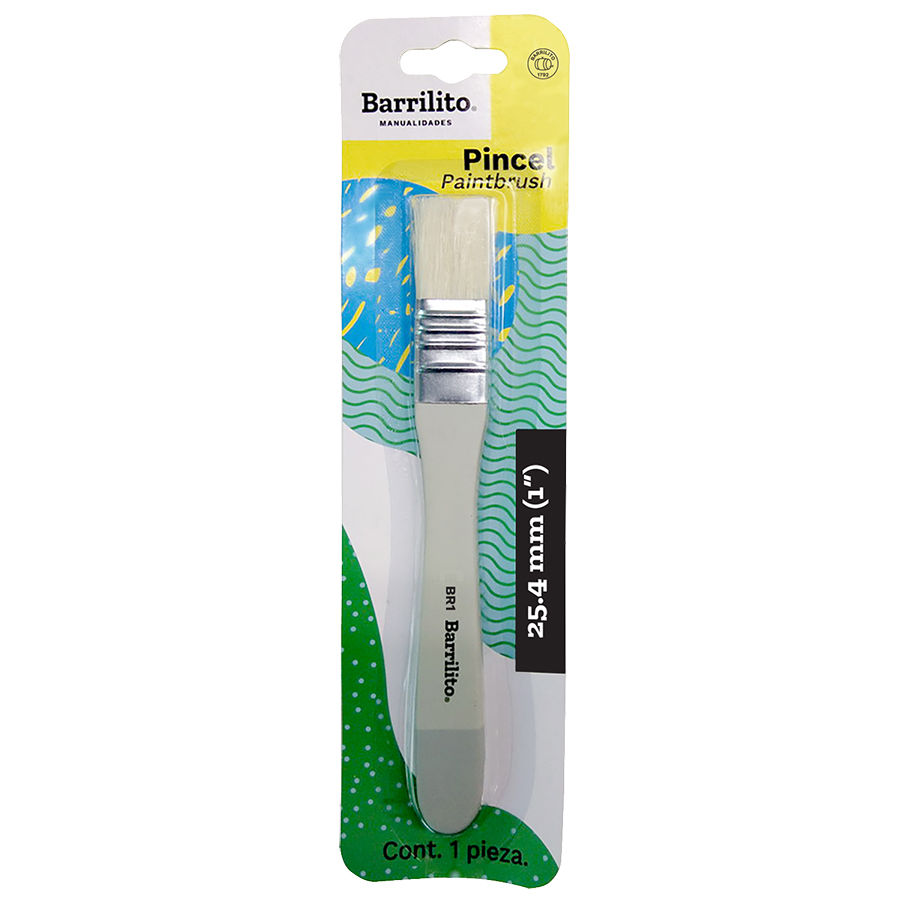 Pincel ancho 25.4mm (1") blister pack