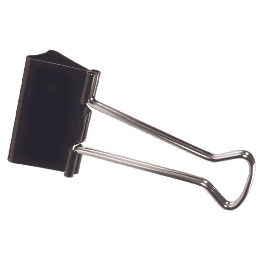 Pinza sujeta papeles 19mm (3/4") pk/12pz. ct/60pk