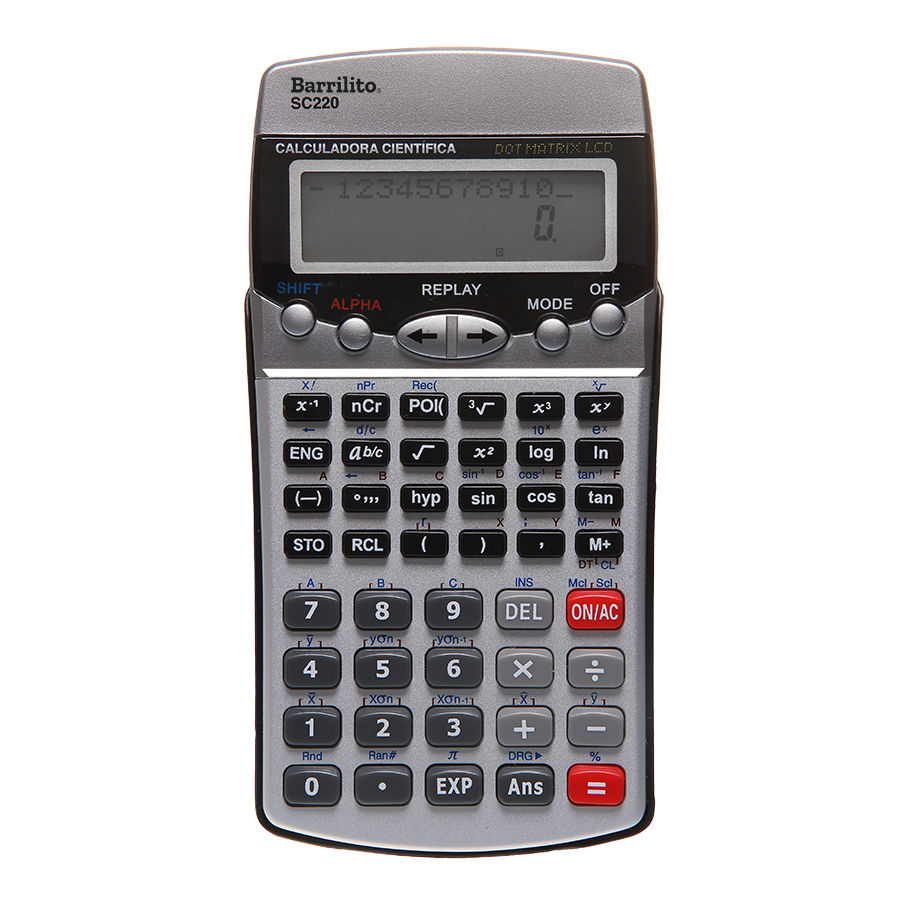 Calculadora Cientifica Profesional 224 Funciones 2 Lineas de Dijitos