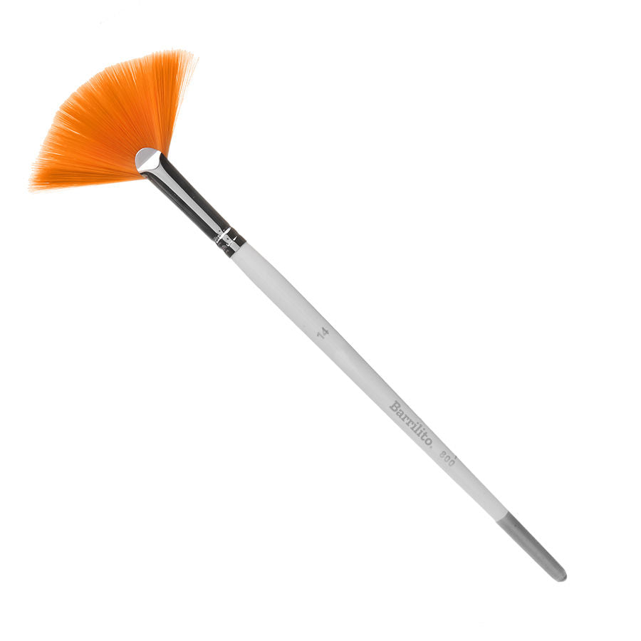 Pincel Abanico Taklon serie 800, Blister de 4pz.
