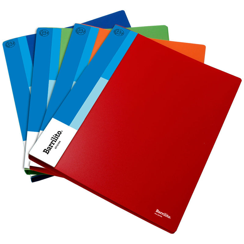 Folder Plastico con Ligas Carta colores surtidos,pk/12pz.