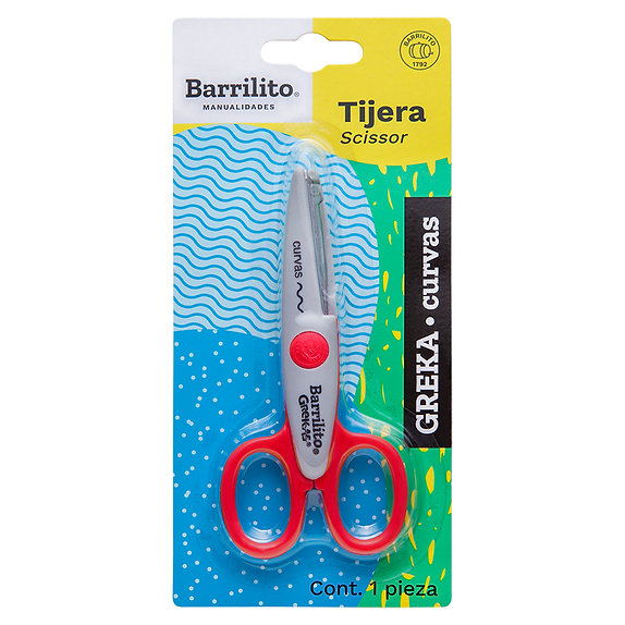 Tijera Greka curvas pequeñas 13.5cm
paquete de 12pzs, carton de 24pzs