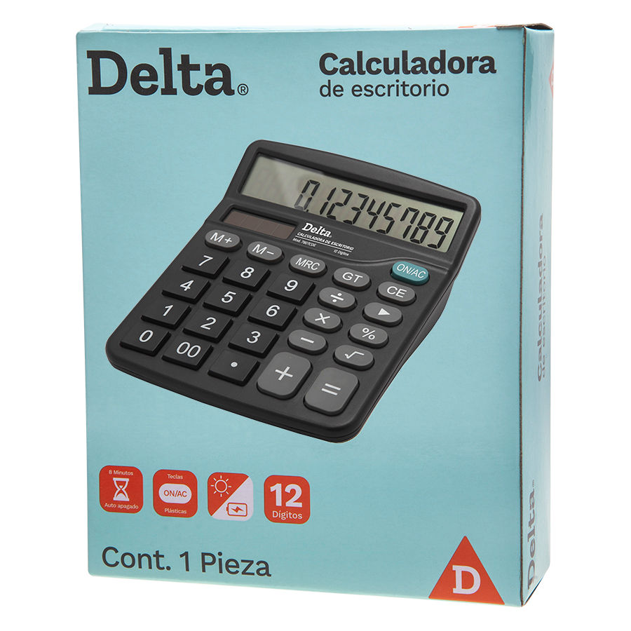 Calculadora De Escritorio de 12 dijitos,ctn/12pz.