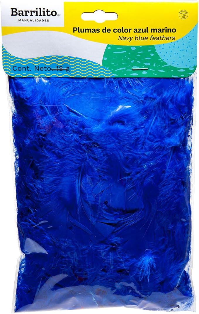 Plumas de color Azul,ctn/72pk