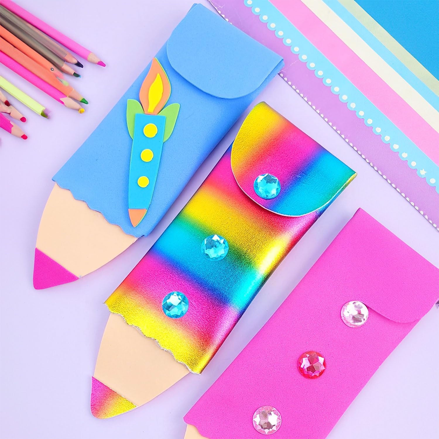 Foamy Carta Metalizado Arcoiris pk/5pz.