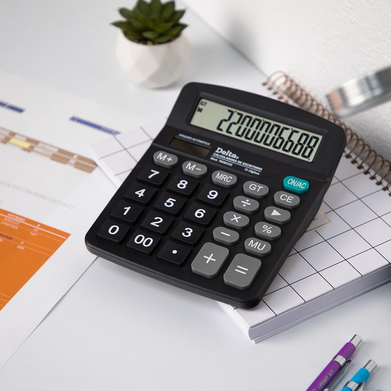 Calculadora de escritorio 12 digitos