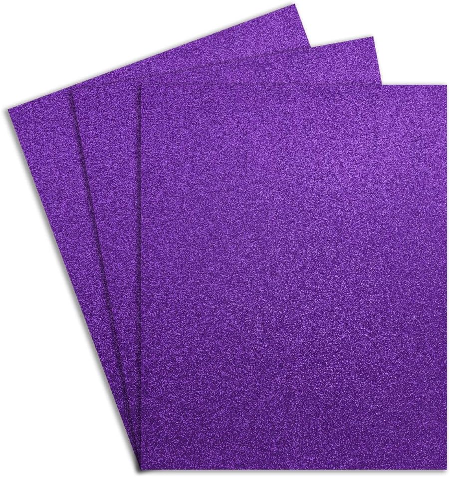 Foamy Diamantina color morado,pk/10hojas,ctn/12pk