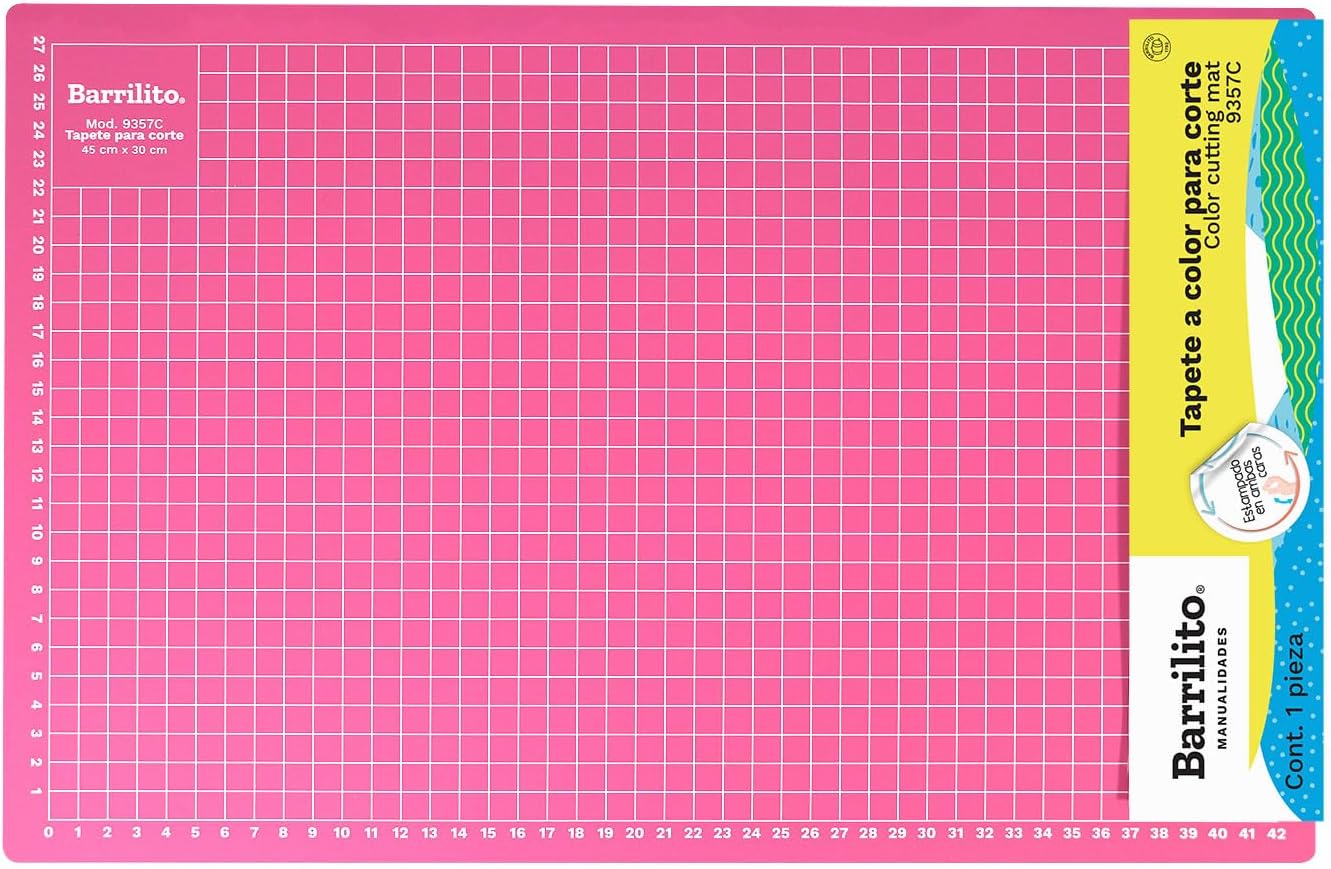 Tapete para Corte color rosa y azul 45x30x0.3cm (18x24x0.12")