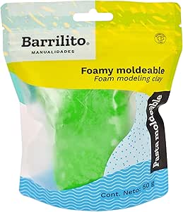 Foamy Moldeable 50gr. color verde limon,caja de 48unidades,ctn/192unidades