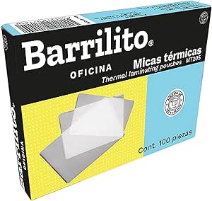Micas termicas 100X145mm caja/100 ctn/30