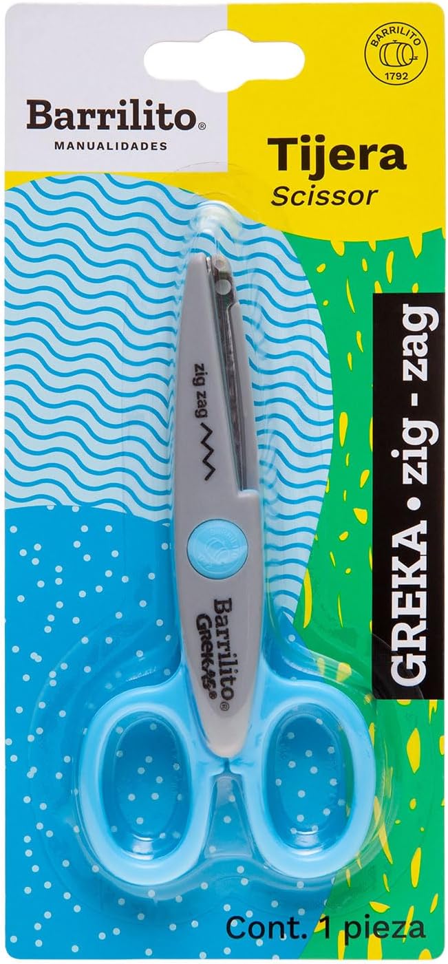 Tijera Greka 100 15.2cm (6") zig zag