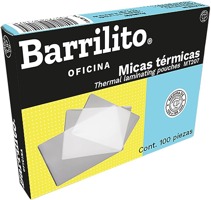Micas termicas 120X195mm caja/100 ctn/20 (4 3/4 x 7 3/4")