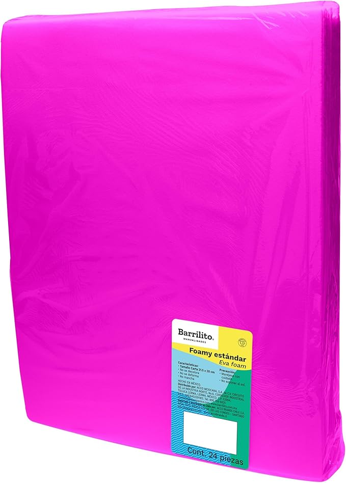 Foamy carta fusha pqt 24hojas ctn/ 10pqt