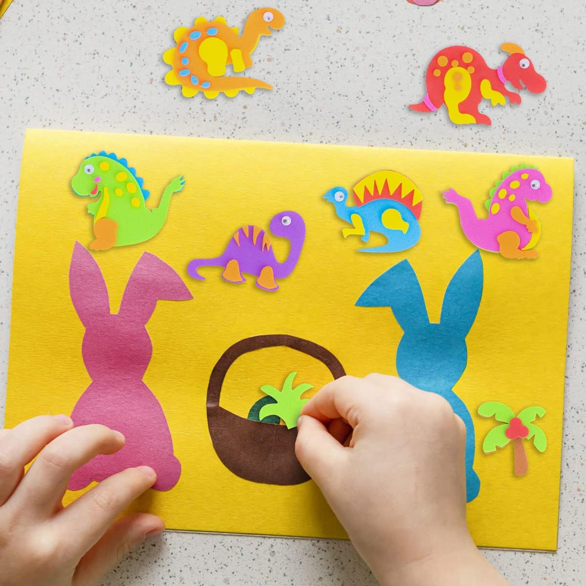 Stickers Foamy Dinosaurios 8pz.