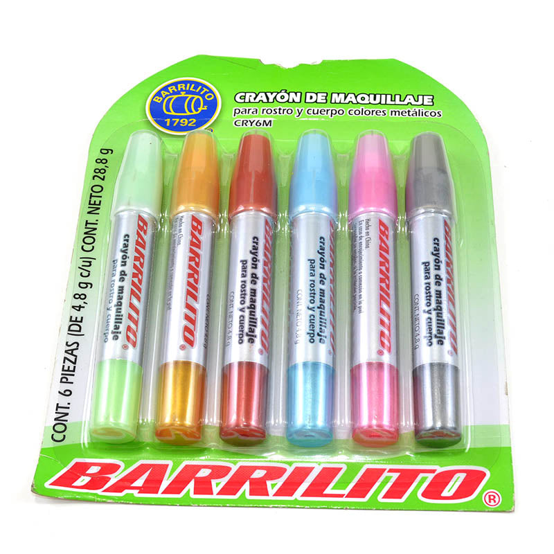 Crayones Pinta Caras Pk/6