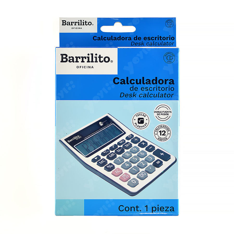Calculadora de escritorio chica (ctn de 24 pzs)