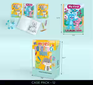 SL PRIMARY ASST COLORING BK 128PG 2 TITLES IN PDQ