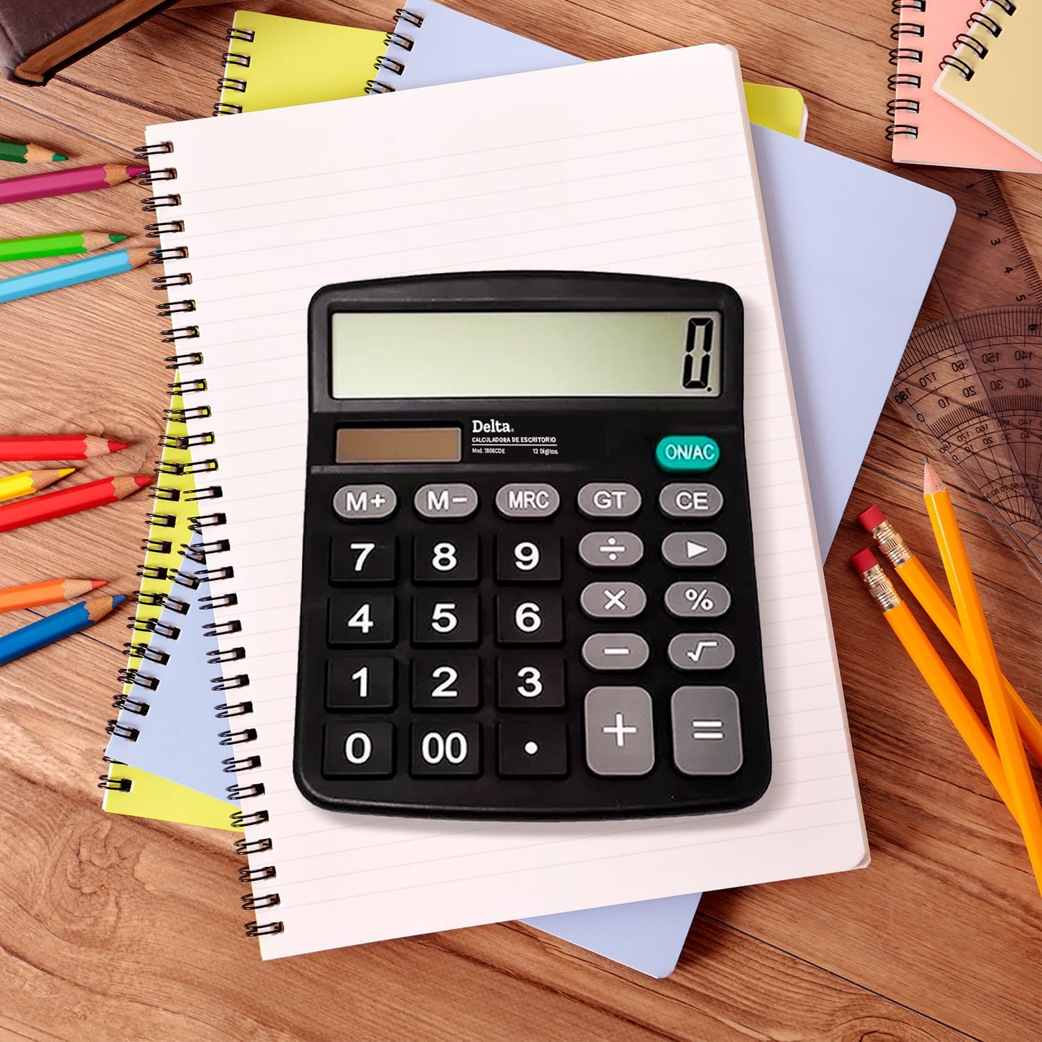 Calculadora de escritorio 12 dígitos