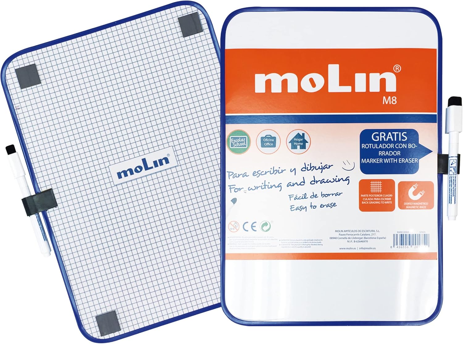 Pizarra blanca A4 21x 30cm