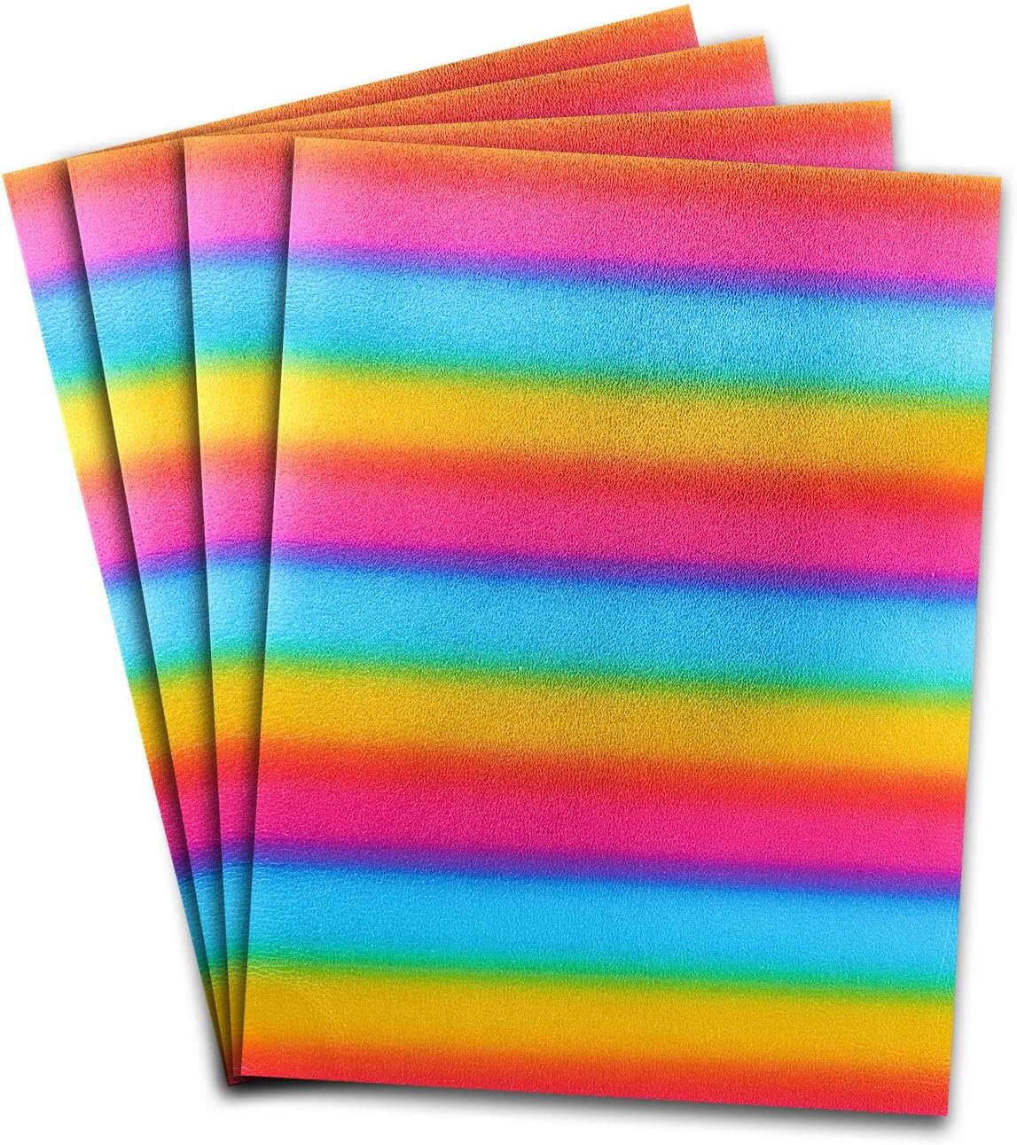 Foamy Carta Metalizado Arcoiris pk/5pz.