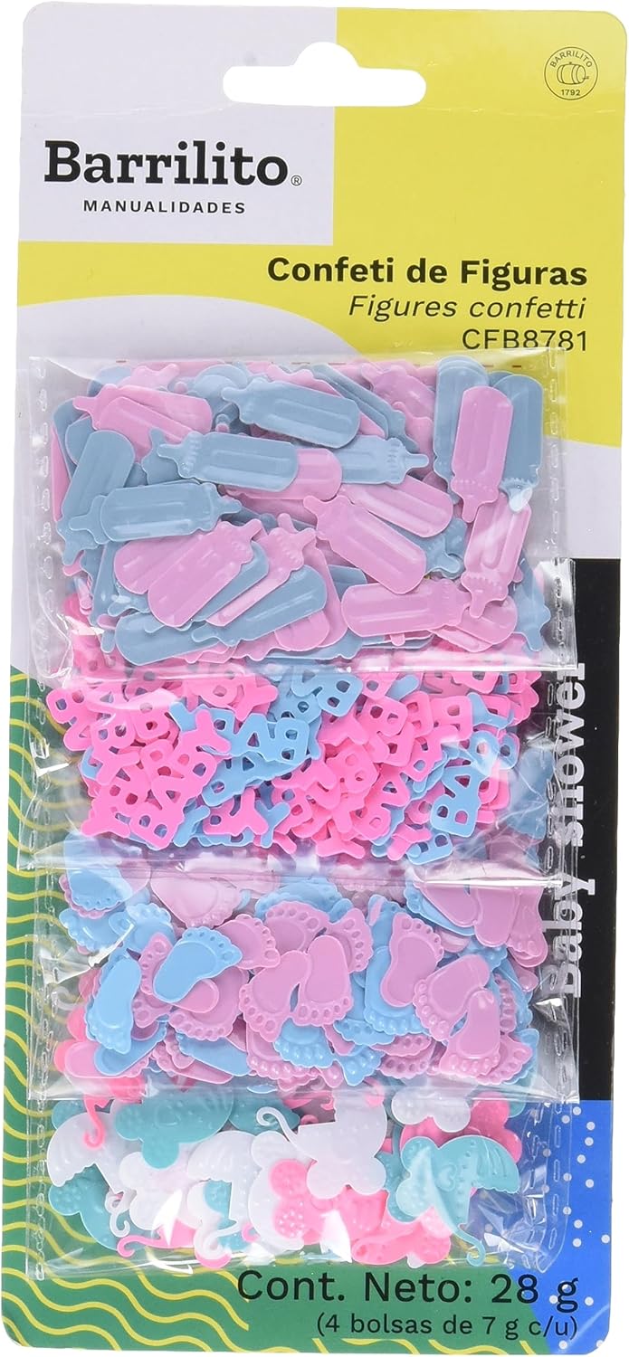 Confeti de Figuras Baby Shower 28g.