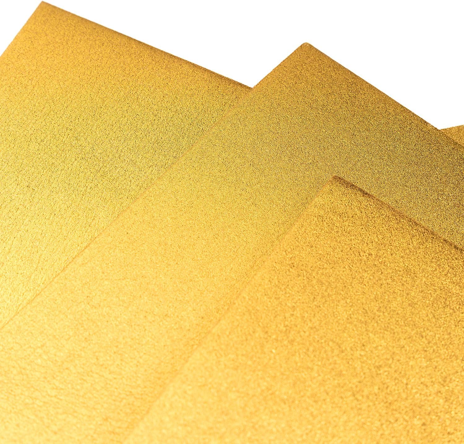 Foamy Carta Metalizado Dorado pk/5pz.