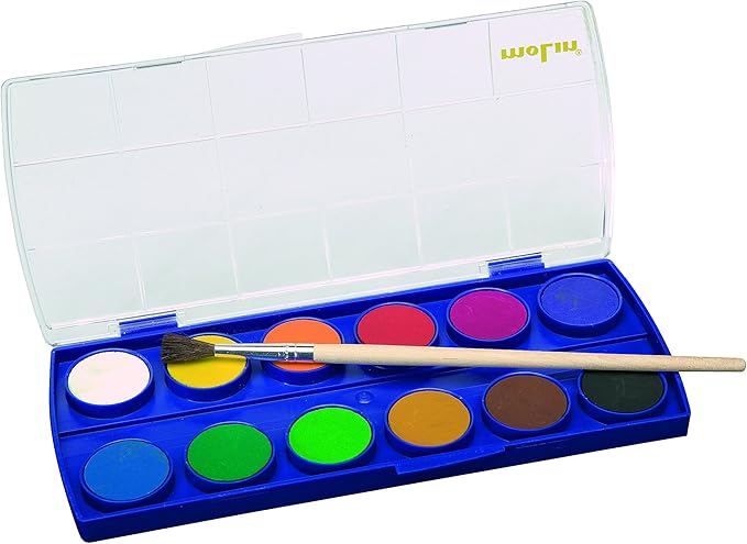 Acuarelas 12 colores