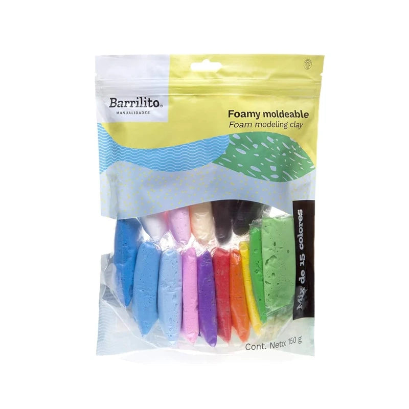 Foamy Moldeable Mix 15 Colores
