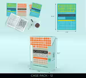 SL COMBO PUZZLE BOOK CROSSWORD/SUDOKU 128PG