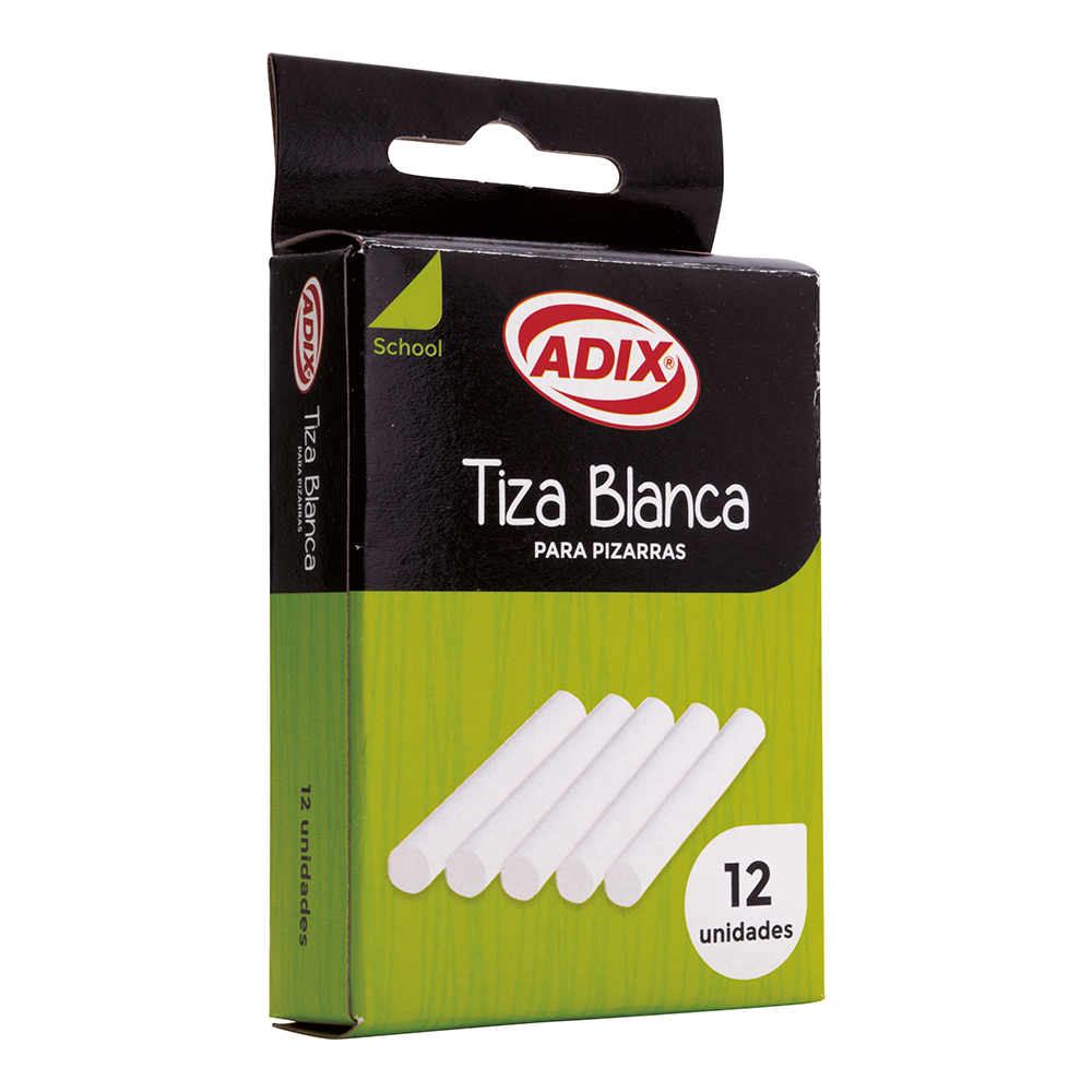 Tiza Blanca Pk/12pz. ADIX