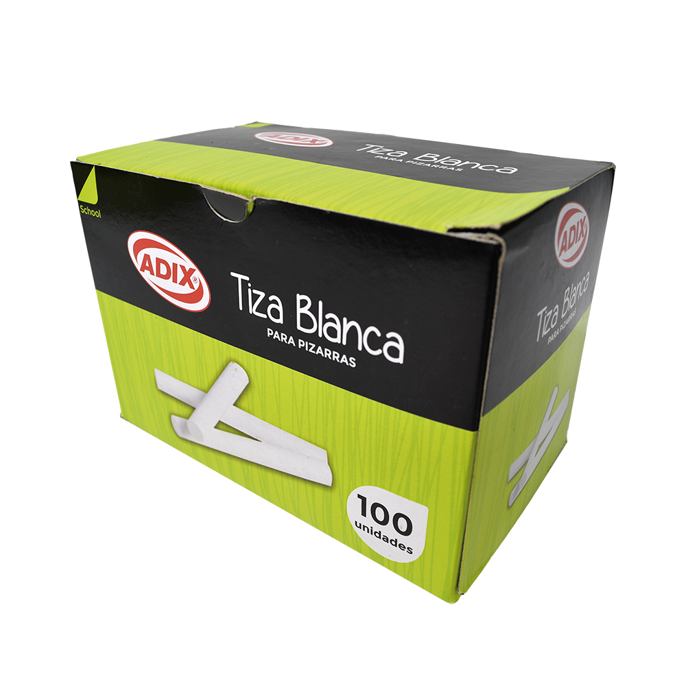 Tiza Suave Blanca pk/100pz. ADIX