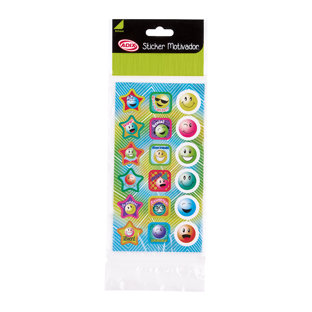 Stickers Motivador pk/54u. ADIX