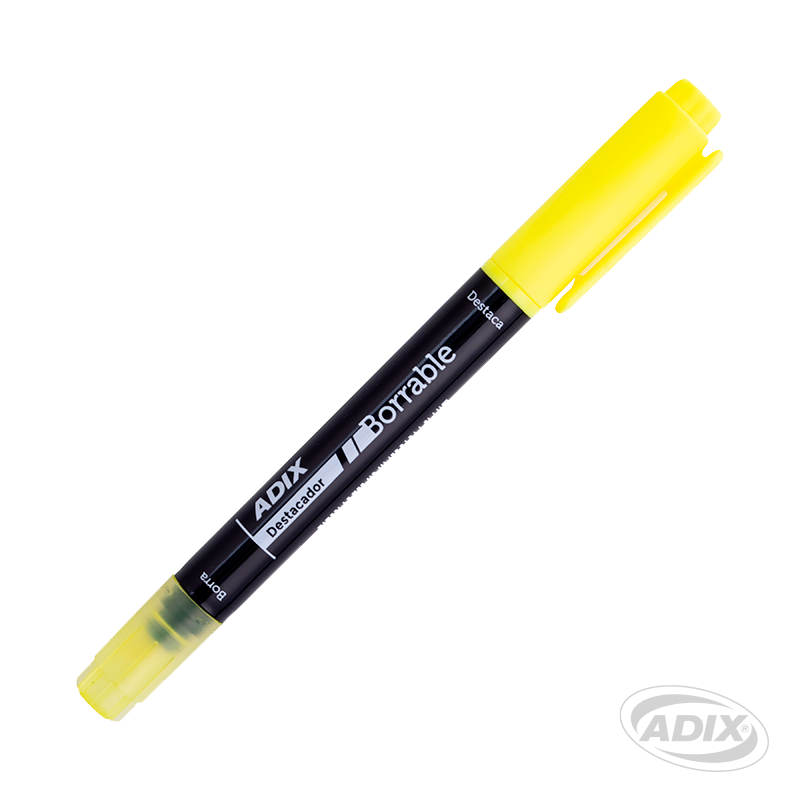 Destacador Amarillo Borrable (020) ADIX Docena