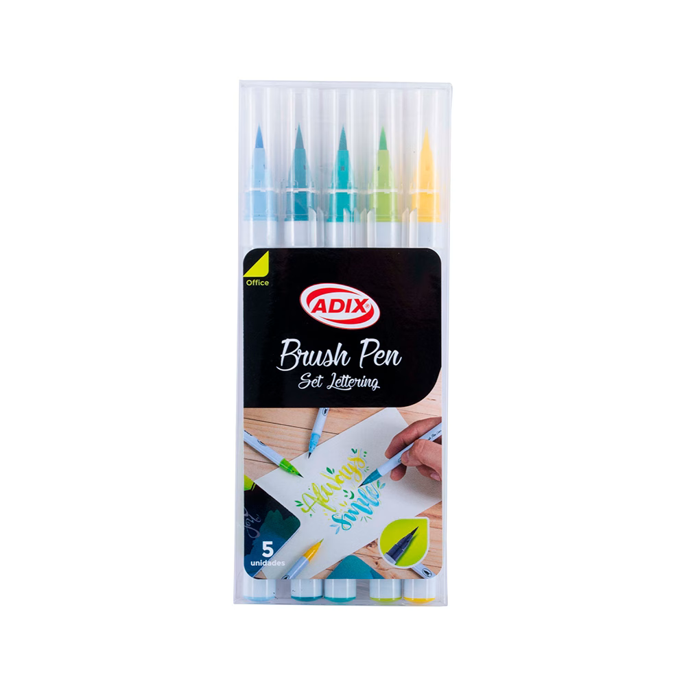 Brush Pen punta pincel pk/5pz. ADIX