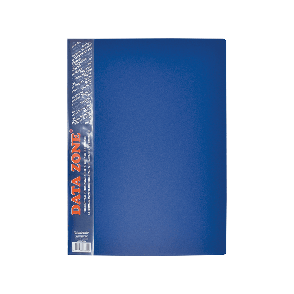Carpeta con 20 Fundas DATA ZONE