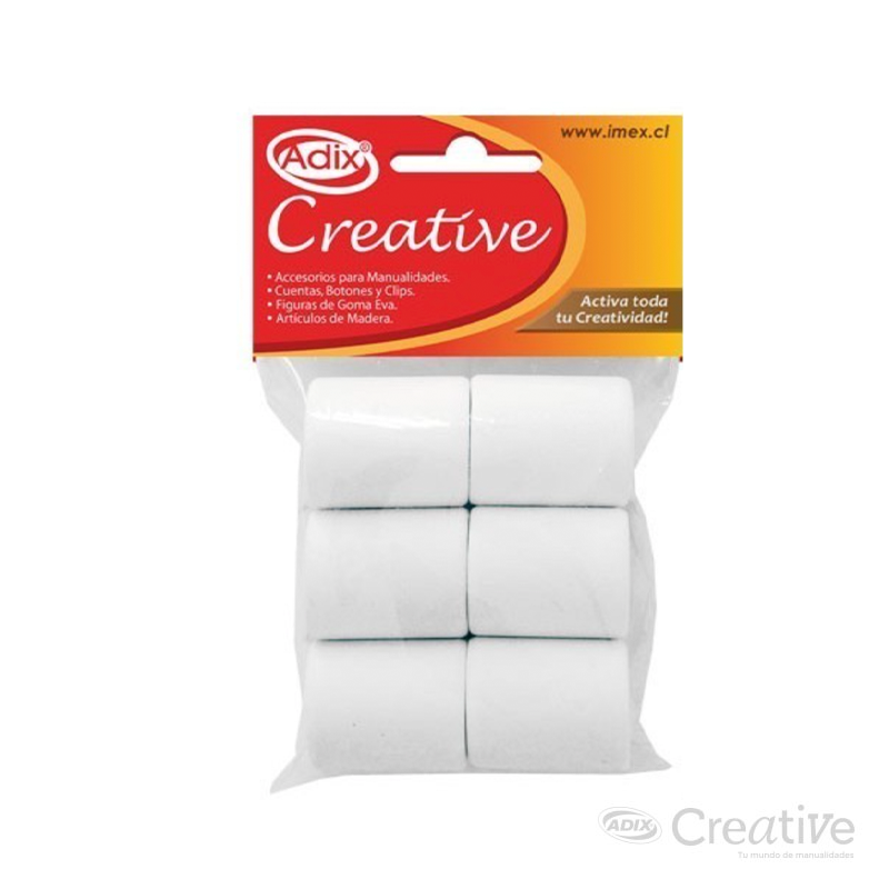 Cilindro Goma Eva 6u (001) CREATIVE