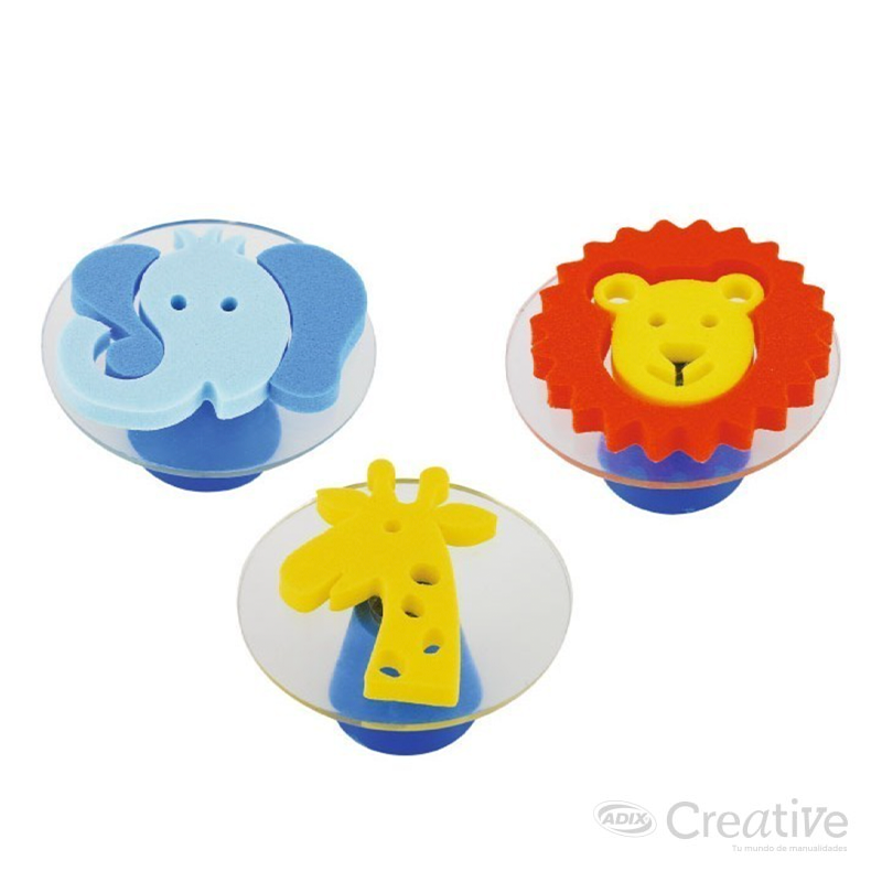 Timbre de Goma Eva Animal pk.3pz CREATIVE