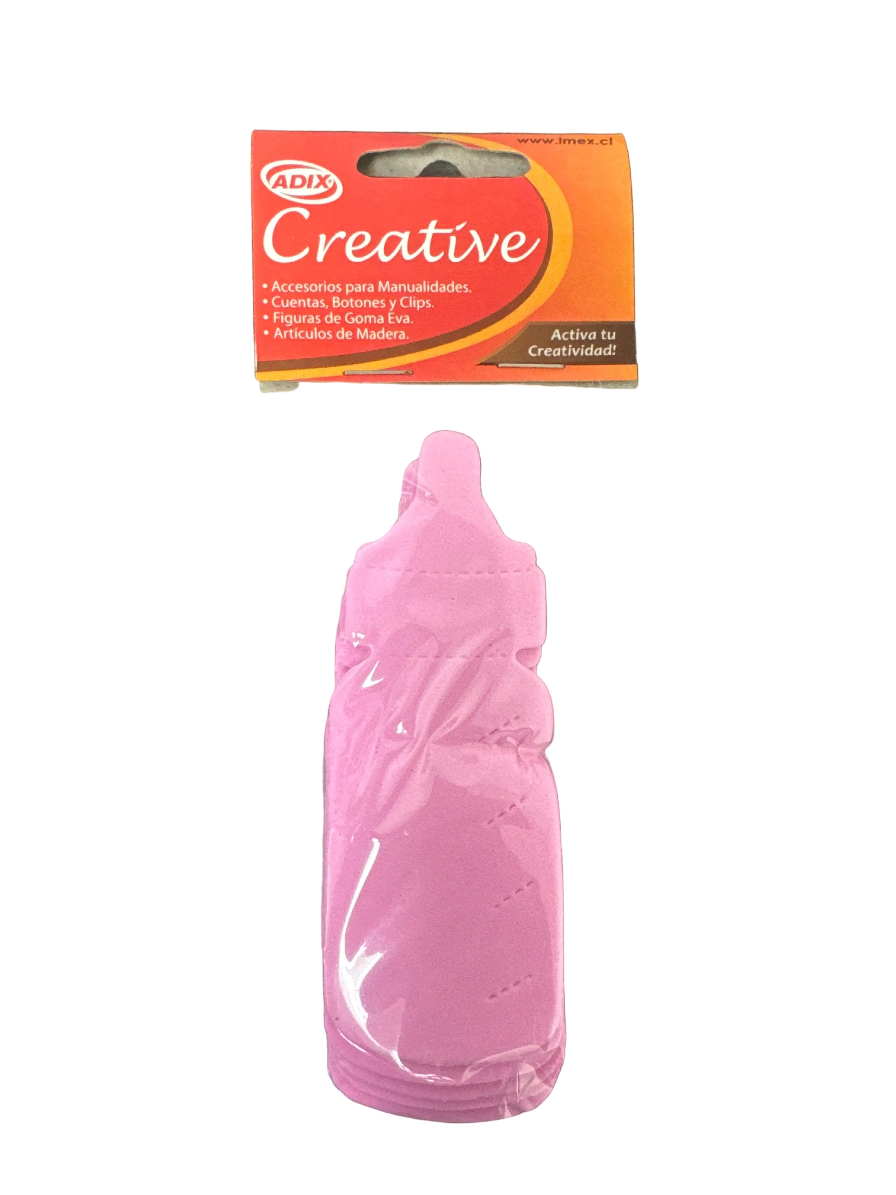Mamadera Goma Eva pk/12u Rosado (070) CREATIVE