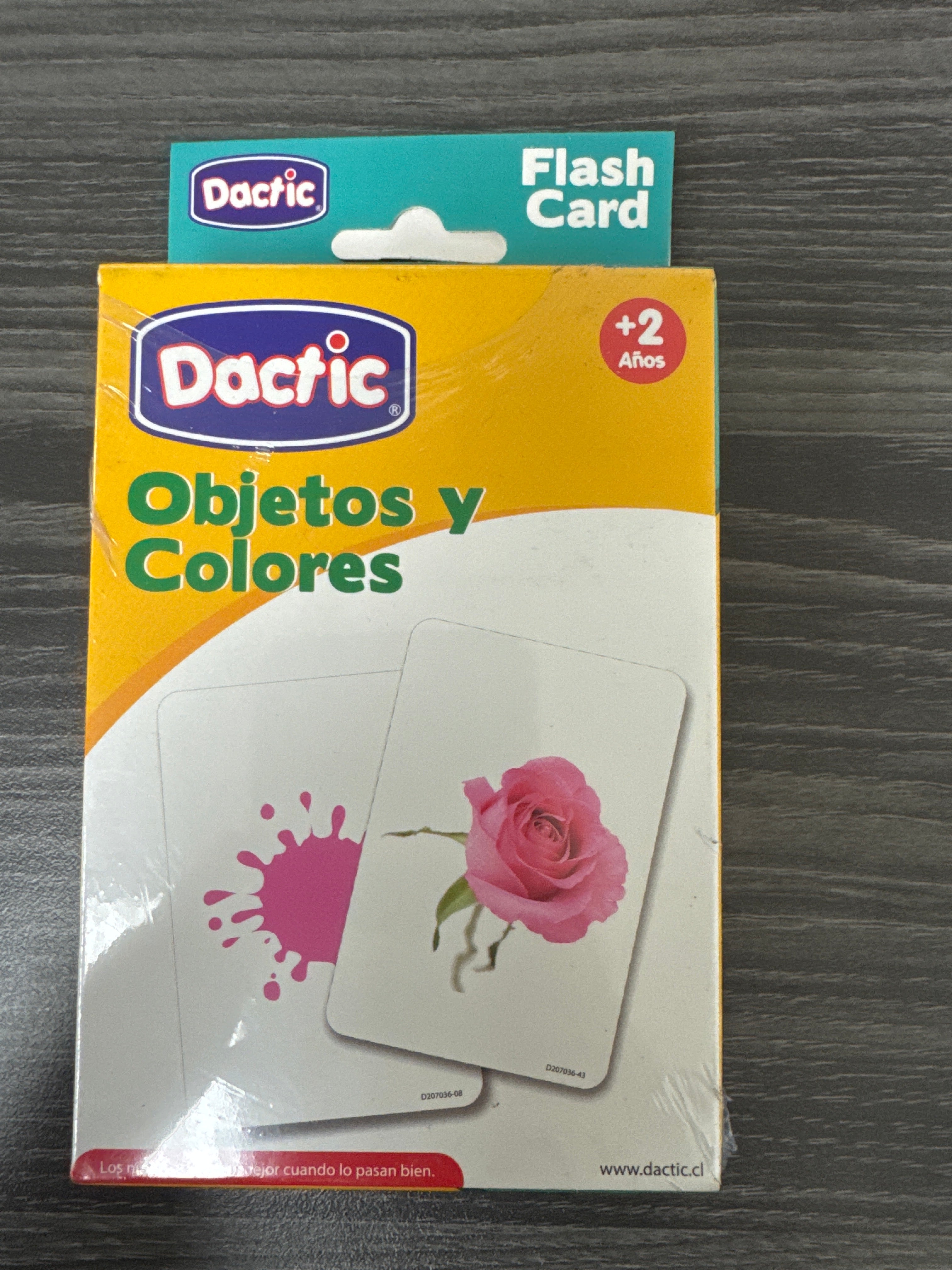 Laminas de Objetos y Colores pk/56pz. DACTIC